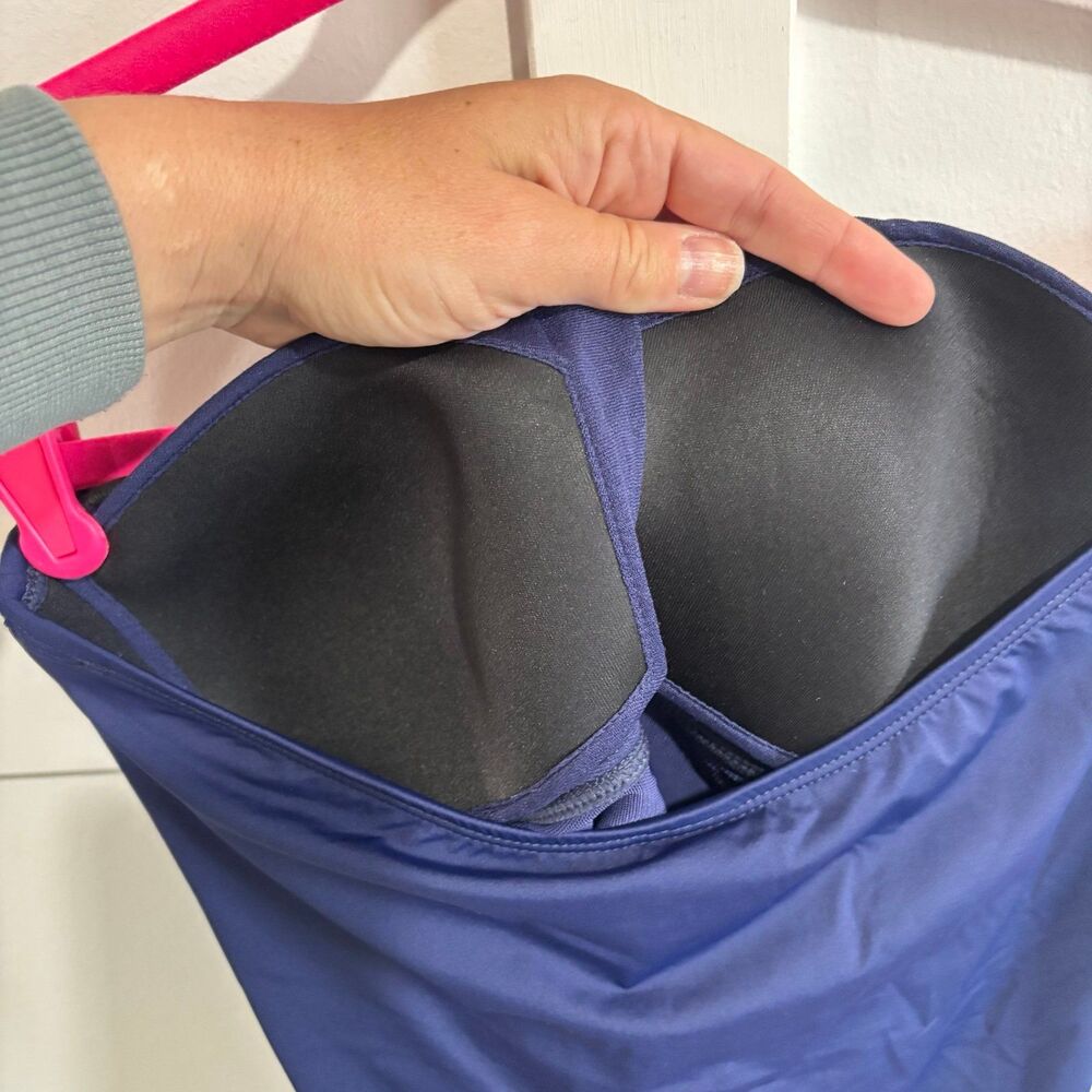 Tommy Bahama Women’s Pearl Sarong Wrap Bandeau Bandini Tankini Top Navy NWT XS - Picture 8 of 11